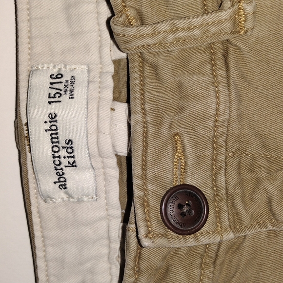 Abercrombie & Fitch Kids Khaki Pants EUC - Picture 2 of 8